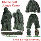 5 In 1 Ghillie Bionic Ghillie Suit Camouflage Birdwatch Clothing Game Hunting