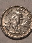 Pair Of Au  1945-d Philippine 10 Centavos Silver Foreign Coins