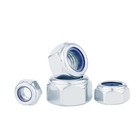 Nylon Insert Hex Lock Nuts Zinc Plated Steel Nylock Din 985 Metric All Sizes