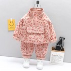 Children Fashion Clothes Baby Boys Girls Jacket Pants 2pcs sets Kids Toddler