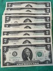 New Uncirculated Two Dollar Bills Sequential  2 Notes Lot Of 50