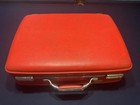 Vintage 1960s American Tourister Tiara Red 3 Pc Luggage Set Train Case Keys