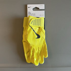 Nike Alpha Batting Gloves Unisex Yellow Lot Of 6 Sz S - L