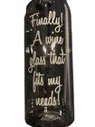 The Original Wine Bottle Glass By Bigmouth - Holds Full Bottle Of 750 Ml - New