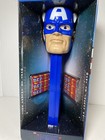 Marvel Captain America Giant Pez Candy Roll Dispenser 12    Blue 2011 New Nib