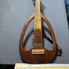 Professional Electric Chestnut Oud Ud String Instrument With Red Velv Hard Case