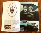 1969 Maserati Ghibli   Indy - 16-page Factory Brochure - English   French Text