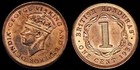 George Vi  Rare Km21 1939 British Empire Honduras  Au Large One Cent Uk Coin