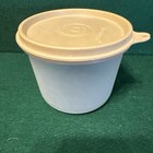 Set Of 3 Tupperware Vintage Round Storage Container W Lid