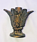 Vintage Ornate Brass Table Lamp   Pierced Filigree Dome Shade Gothic Antique 