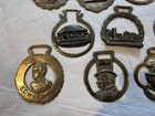 Brass Horse Medallion Lot Of 12 Vintage Estate