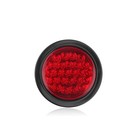 4pcs 4 Inch Round Led Trailer Tail Lights Red 24 Waterproof  4 Inch  