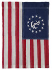 12x18 Embroidered Ensign Yacht Nylon Sleeved Garden Flag 12 x18 