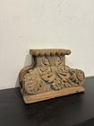 Antique Wooden Column Base Candle Holder   Hand-carved Architectural Salvage