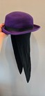 Childs 100  Wool Hat Purple Arlin Made In Usa