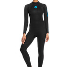 Roxy Women s 3 2mm School Rental Black Long Sleeve Back Zip Wetsuit  Size 8