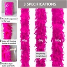 19 Color Chandelle Feather Boa For Parties  Weddings  Halloween Costumes