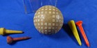 Antique Vintage  Golf Ball  4 Vintage Golf Tees In Display Box