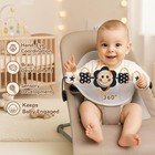 Baby Bouncer Toy Bar    Compatible With Bjorn Bouncer  Wooden Black