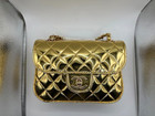 New Chanel Vip Gift Shoulder Bag Gold Chain Crossbody Cosmetic Bag Limited