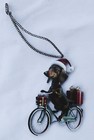 Dachshund Acrylic Dog Christmas Ornament