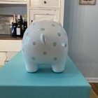 Tiffany   Co  Ceramic Elephant Piggy Bank W  Original Blue Box - Made In Italy