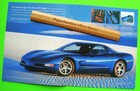 2002 Chevrolet Corvette 8-pg Color Catalog Brochure Z06 Coupe Convertible Nos