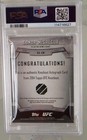 2014 Conor Mcgregor Topps Ufc Knockout  Autographs  ka-cm Psa 9  149 On Card