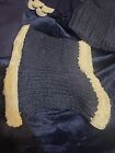 4 Pcs Winter Knitted Beanie Set With Scarf Gloves Sock Warm Fleece Lined Kni   