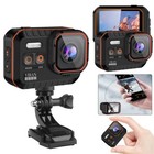 0-128gb Anti-shake Action Camera 4k 60fps Wifi Sports Cam Waterproof 170   Remote