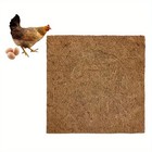 10pcs 30x30cm Chicken Nesting Pads - Natural Coir Mat For Small Animals   Birds