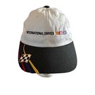 International Drives Nascar Racing Cap Hat Flag White Strapback Usa Made Vintage