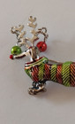 Christmas Reindeer Dachshund Lapel Pin
