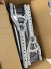 Hopelife Standard Crutches Pair Gray Aluminum rubber Adjustable  Padded Handles