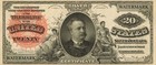 Diamond Back Note  20 Silver Certificate Fr  313 Currency Sheet Reproduction