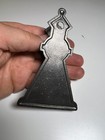 Antique Victorian Cast Iron Wall Mount Letter Clip Paper Clamp Ornate Gothic
