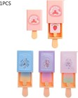 Cute Box Pencil Eraser Ice Cream Rubber Eraser Bright Color Student Prize Child