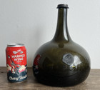 Antique Black Glass Bottle Seal I Tweed Magnum Onion 1720 Great Provenance