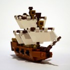 Zitianyoubuild Ship Boat Model Building Blocks Toys Set 125 Pcs Set