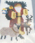 Vintage Elegant Heirlooms Salzburg Santa Stocking Kit Wool New Sealed