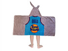 Bugs Bunny Hooded Towel Kids Bath   Beach Soft Cotton  Space Jam  Wrap 24  X 50 