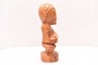 Hand Carved Wood Tahitian Vintage Handmade Statue Polynesian Tiki Figure 12 