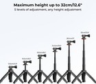 K f Concept Selfie Stick Tripod Extendable Vlog Portable Stand For Gopro Hero Us