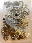 Lot Of Crafting Pieces  Metal  Various Shapes   Colors  Approximately 160 Pieces