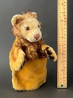 Steiff Leo Lion Hand Puppet   1950-60s Vintage Mohair Wild Cat German Toy