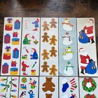 Lot Of 10 Vintage Mrs  Grossmans Christmas Sticker Sheets 1979-1993