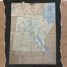 Vintage National Geographic - Manitoba Northwest Territories - 1980s Fold Out