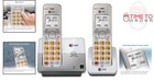 Dect 6 0 Cordless Phone 2 Handsets Full-duplex Speakerphone Caller Id Eco Mode