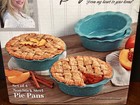 Set Of 4 Dolly Parton 6-inch Turquoise Blue Non-stick Pie Pans Set Brand New