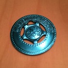 Custom Blue Metal Typer Identification Good Luck Medal Token Coin Vintage